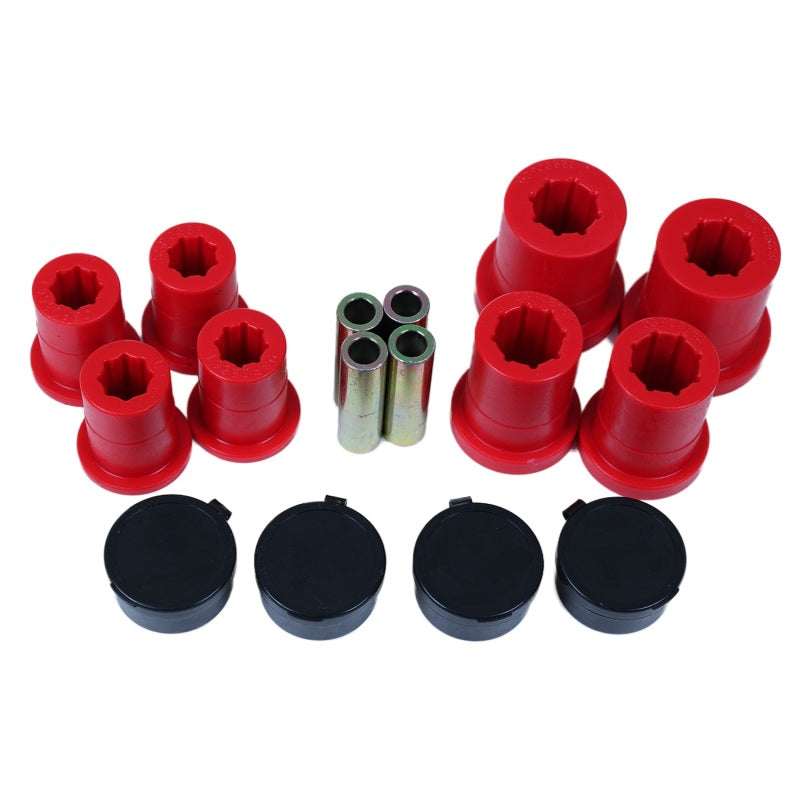Energy Suspension 05-15 Toyota Tacoma 2WD (5-Lug) Front Control Arm Bushing Set - Red 8.3142R 8.3142R Photo - Primary