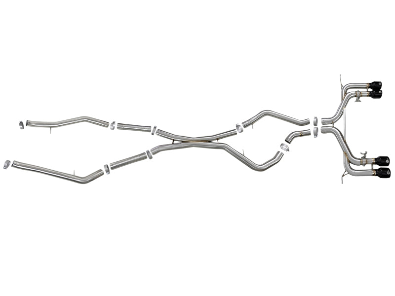 aFe MACH Force-XP 3-1/2 IN 304 Stainless Steel Cat-Back Exhaust System 49-36342-B Photo - Unmounted