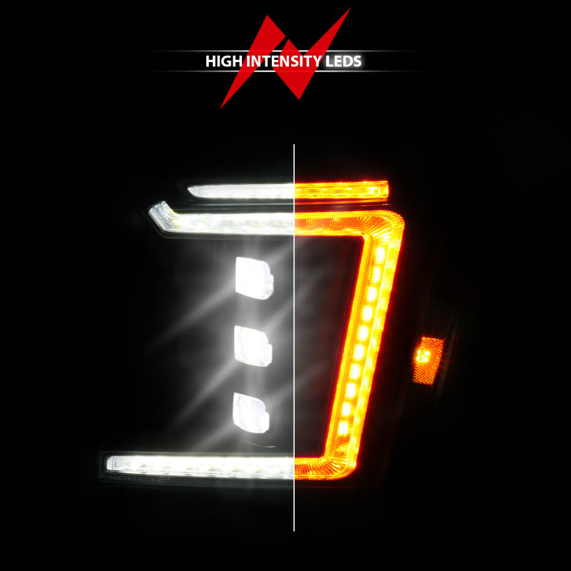 ANZO 15-20 GMC Yukon (Incl XL - Factory Halogen Models) Full LED Proj Headlights Black - Driver Side 111635X-L 111635X-L User 1