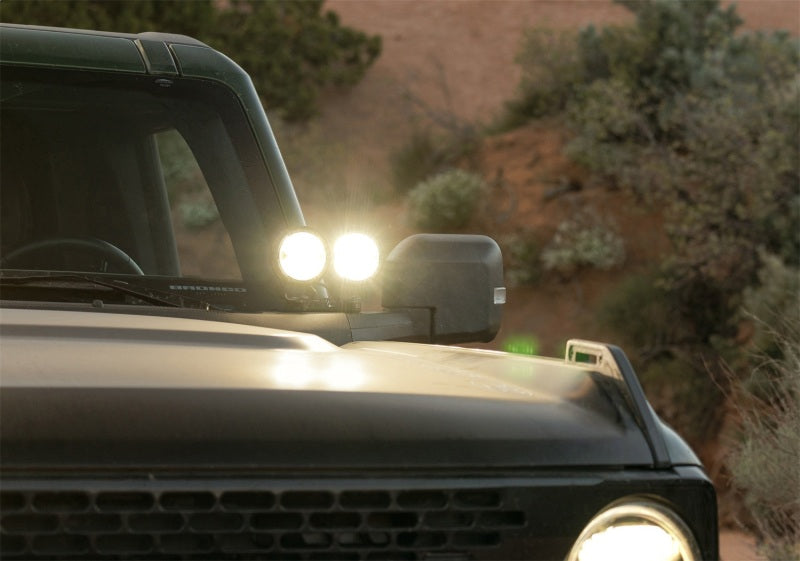 Ford Racing Bronco Dual Mounted Mirror Off-Road Lights M-15200K-BDML M-15200K-BDML Photo - Mounted