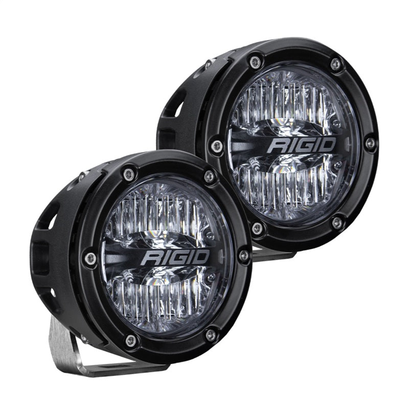 Rigid Industries 2021 Ford Bronco A-Pillar Light Mount Kit (Includes 4 inch 360-Series Drive) 46711 46711 Photo - Unmounted