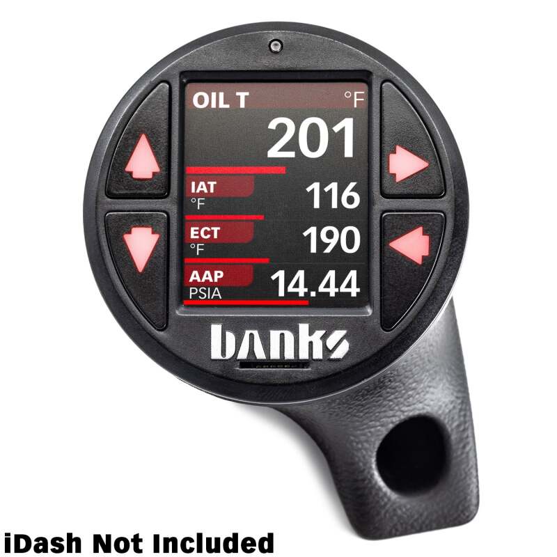 Banks Power 18-23 Jeep Wrangler/Gladiator - iDash Stealth Single Gauge Pod Kit 63371 63371 User 2