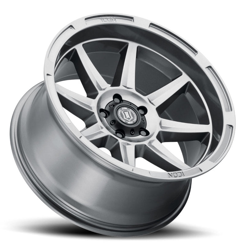 ICON Bandit 20x10 6x135 -24mm 4.5in BS 87.10mm Bore Gun Metal Wheel 6020106345GM 6020106345GM Photo - Unmounted