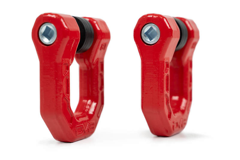 DV8 Offroad Elite Series D-Ring Shackles - Pair (Red) UNSK-01RD UNSK-01RD Photo - Unmounted