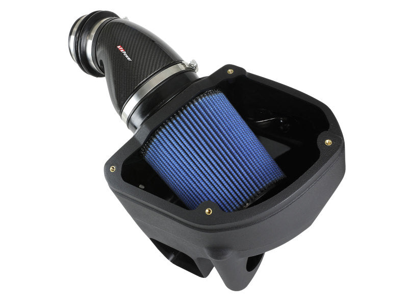aFe Momentum Black Series Carbon Fiber Pro 5R Air Intake System BMW M5 (F90) 18-19 58-10005R 58-10005R Photo - Unmounted