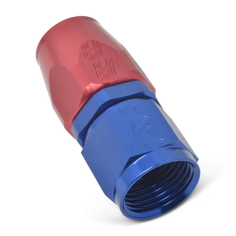 Russell Full Flow Straight Hose Ends - Red / Blue 610040 Photo - out of package
