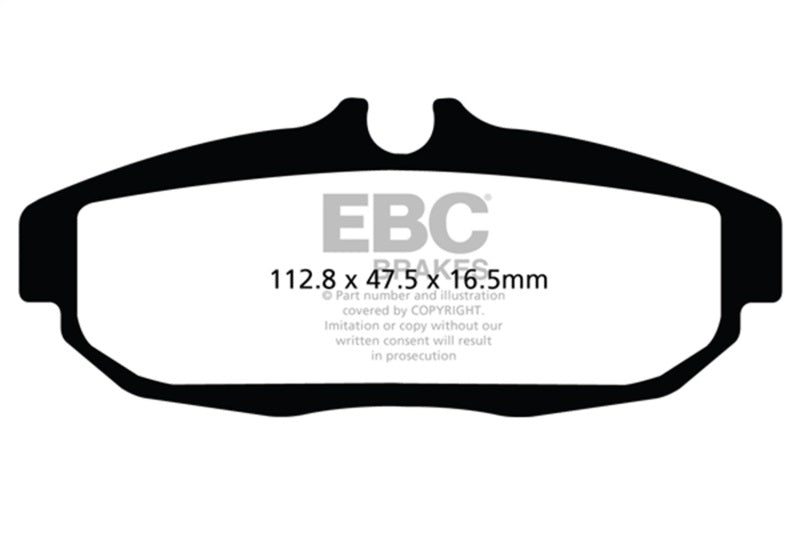 EBC 12 Ford Mustang 5.8 Supercharged (GT500) Shelby Ultimax2 Rear Brake Pads UD1562 UD1562 Photo - Primary