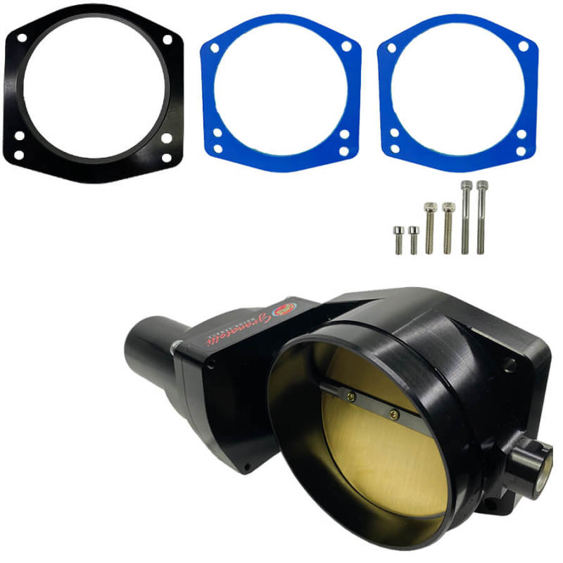 Granatelli Motor Sports Granatelli 08-23 GM LS3/LSA/LSX Drive-By-Wire 108mm Throttle Body- Black GMTBLS108B GMTBLS108B Photo - Primary