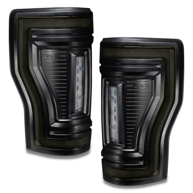 ORACLE Lighting 17-22 Ford F-250/350 (Black Series) Flush Mount LED Tail Lights 5896-504-T 5896-504-T Photo - out of package