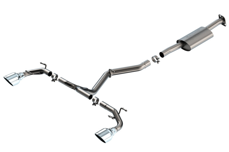 Borla 22-23 Subaru BRZ/Toyota GR86 2.4L RWD AT/MT S-Type Catback Exhaust - Polished Tips 140909 140909 Photo - Primary