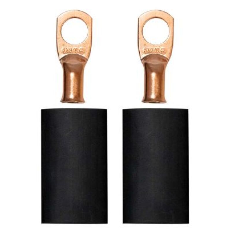 Moroso 3/8in Dia Stud 6 GA Wire Crimp/Solder Battery Cable Terminal Kit (2 Pack) 74168 74168 User 1