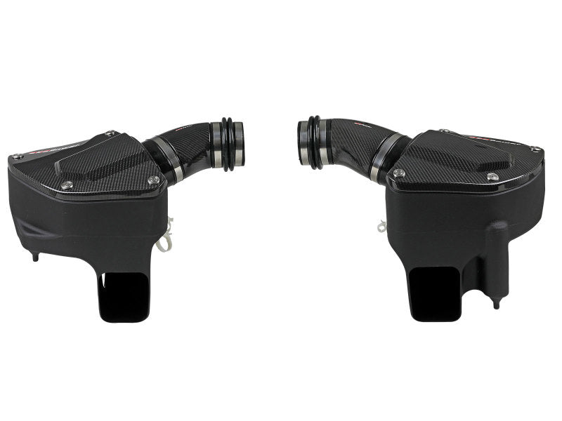 aFe Black Series Stage-2 Carbon Fiber Cold Air Intake System w/ Pro DRY S Media - 18-19 BMW M5 (F90) 58-10005D 58-10005D Photo - Unmounted