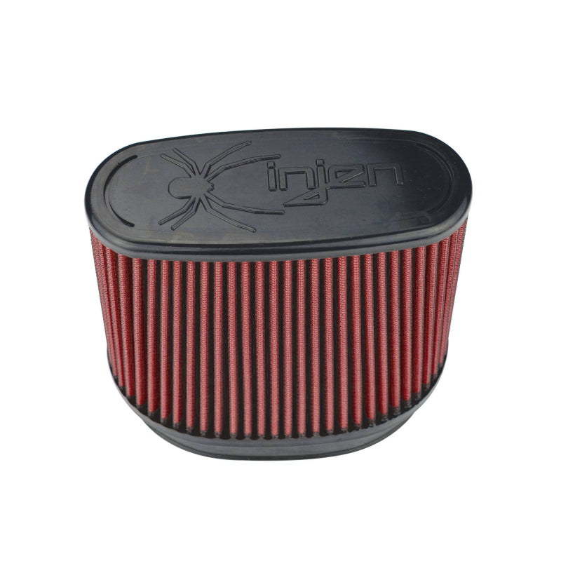 Injen 8-Layer Oiled Cotton Gauze Air Filter/ Oval ID Oval Base/5.55in Media HT/7in x 2.75in Oval Top X-1129-BR X-1129-BR User 1