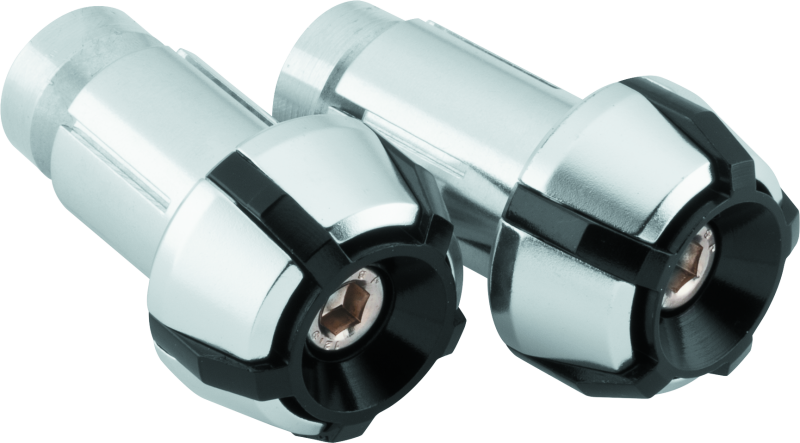 BikeMaster Anti-Vibration Bar Ends - Black/Silver 152151 152151 Photo - Primary