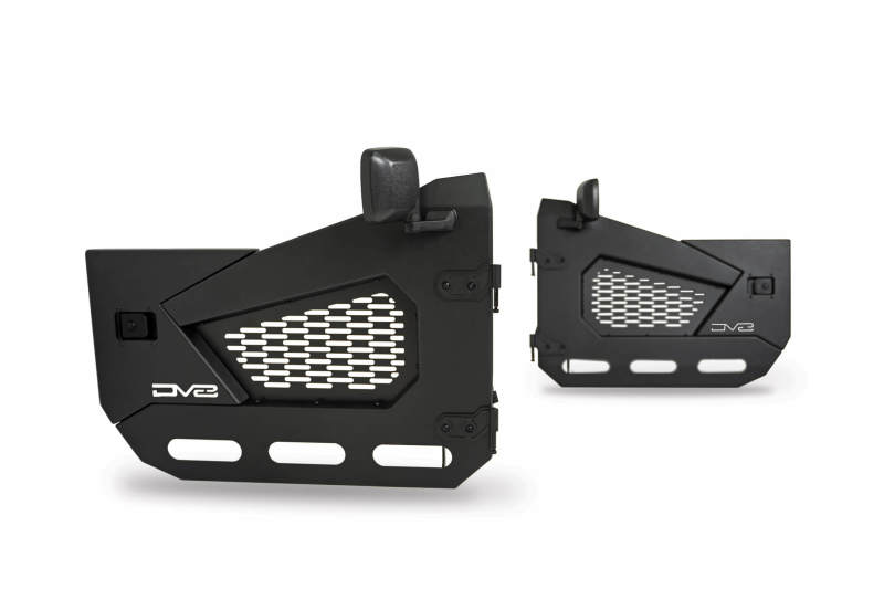 DV8 Offroad 18-22 Jeep Wrangler JL/JT Spec Series Half Doors - Front Set HDJL-02F HDJL-02F Photo - Unmounted