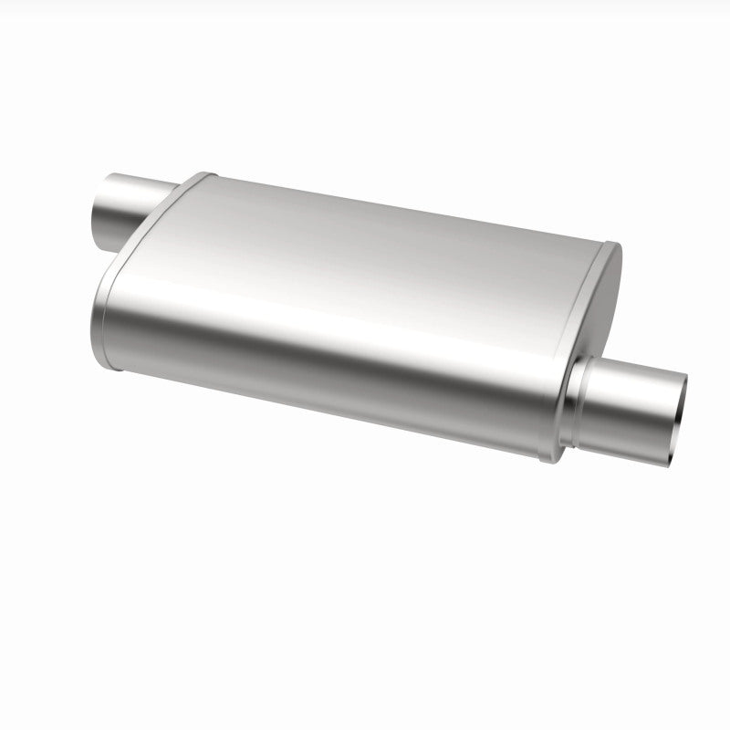 MagnaFlow 4" X 9" Oval Offset/Offset XL Multi-Chamber Performance Muffler 13236 360 Degree Image Set