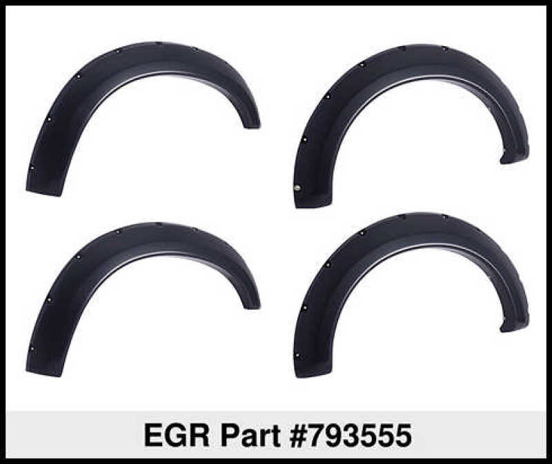 EGR 19-22 Ford Ranger Traditional Bolt-On Look Fender Flares With Black-Out Bolt Kit Set Of 4 793555 793555 Thumbnail