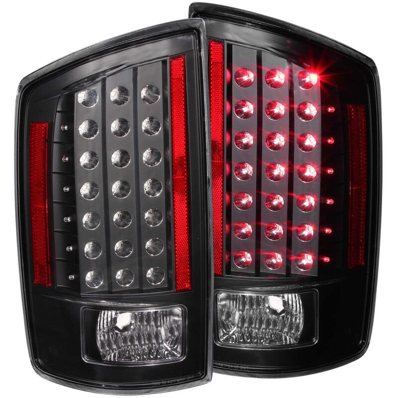 Anzo 2006-2008 Dodge Ram 1500 LED Taillights Black 311123 Photo - Primary