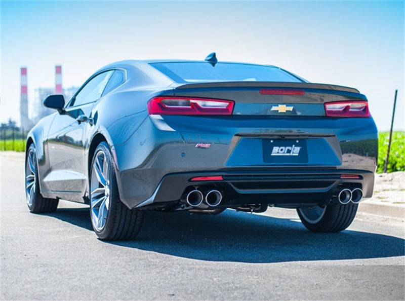 Borla 2016 Chevy Camaro V6 AT/MT ATAK Rear Section Exhaust w/ Dual Mode Valves 11931 11931 Photo - lifestyle view