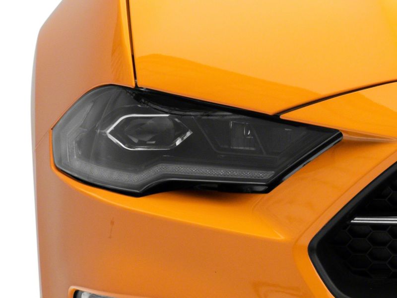 Raxiom 18-23 Ford Mustang GT EcoBoost LED Projector Headlights- Blk Housing (Clear Lens) 412122 412122 Photo - Close Up