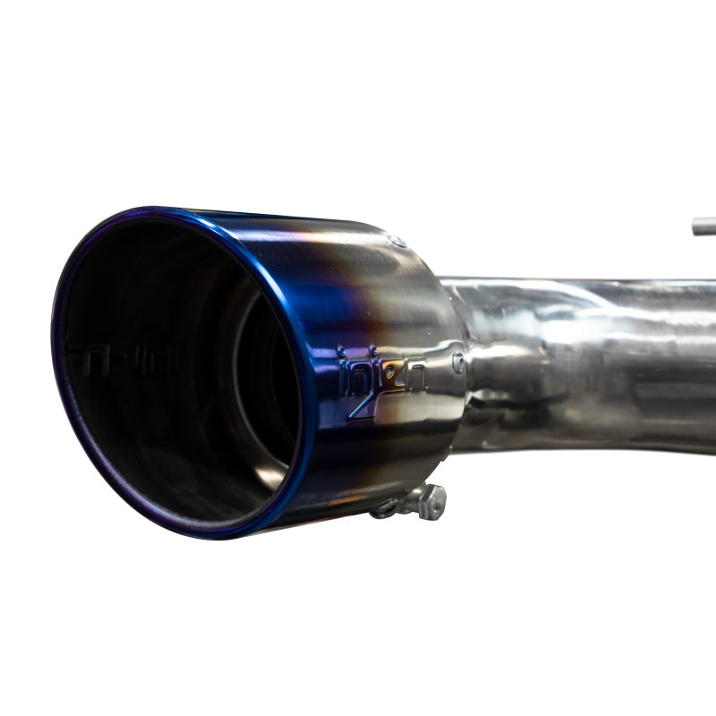 Injen 20-21 Toyota Supra 3.0L Turbo 6cyl SS Cat-Back Exhaust w/ Burnt Tips SES2300TT SES2300TT Photo - Close Up