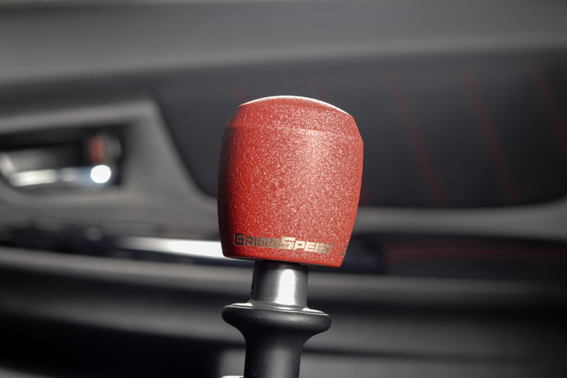 GrimmSpeed Stubby Shift Knob Stainless Steel Red - M12x1.25 380003 380003 User 1