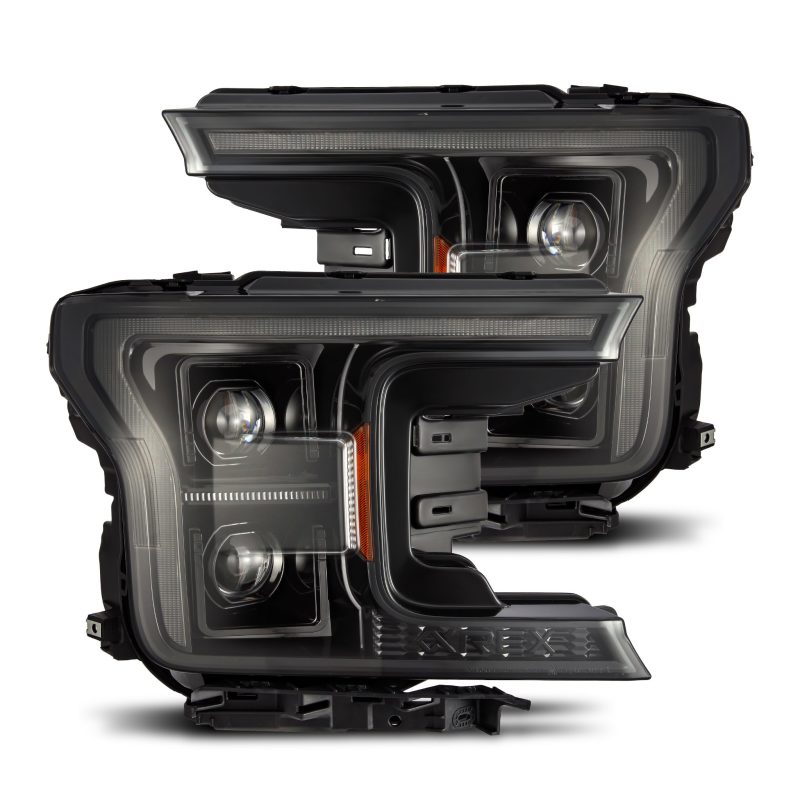 AlphaRex 18-20 Ford F150 PRO-Series Headlight Alpha Black w/ Seq Signal & DRL 880253 880253 Photo - Primary