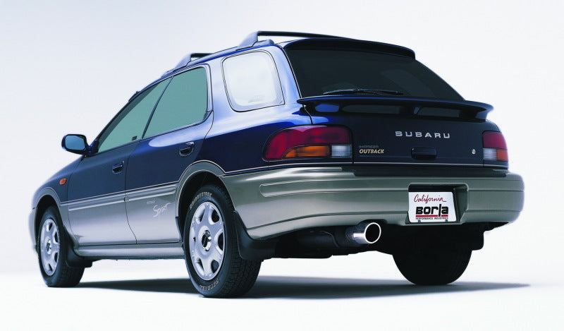 Borla 00 Subaru Impreza 2.2L/2.5L / 00-01 Outback 2.2L/2.5L Catback Exhaust 14885 14885 Photo - Close Up