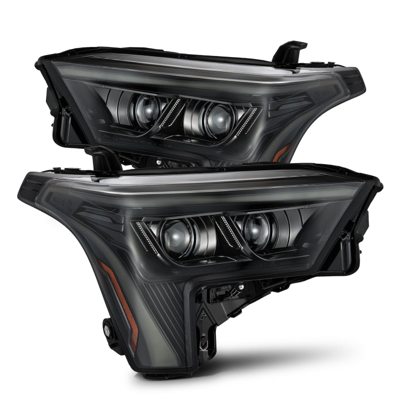 AlphaRex 22-23 Toyota Tundra LUXX-Series Headlights Alpha-Black w/Amber DRL - Req 810029 OR 810030 880873 880873 Photo - Primary