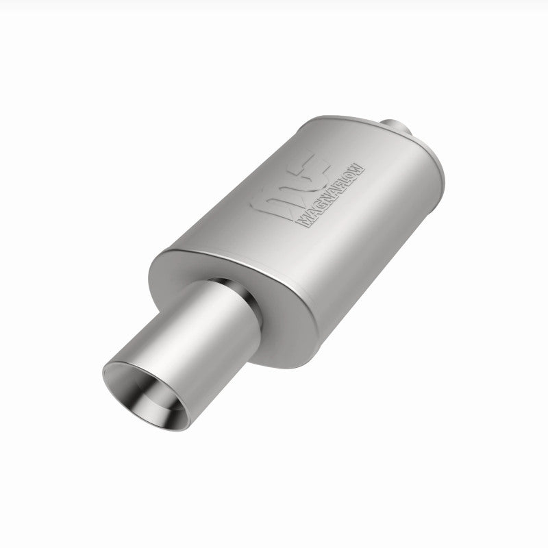 MagnaFlow 5" X 8" Oval Center/Center Performance Muffler With Tip 14851 360 Degree Image Set