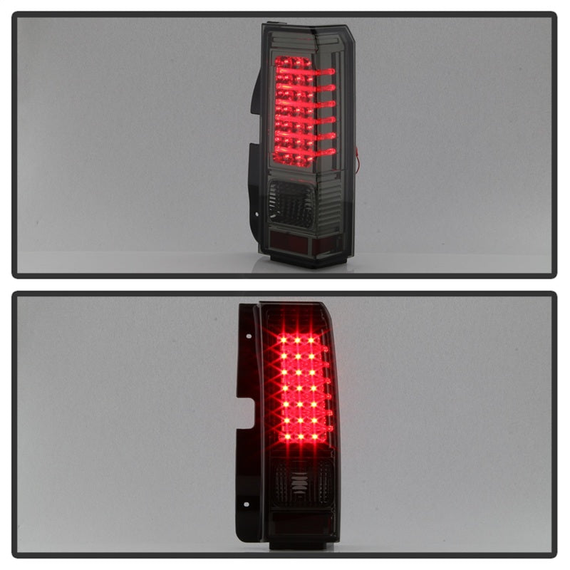 SPYDER Xtune Hummer H3 06-09 ( Non H3T ) LED Tail Lights Smoke ALT-ON-HH306-LED-SM 5013064 5013064 Photo - Unmounted