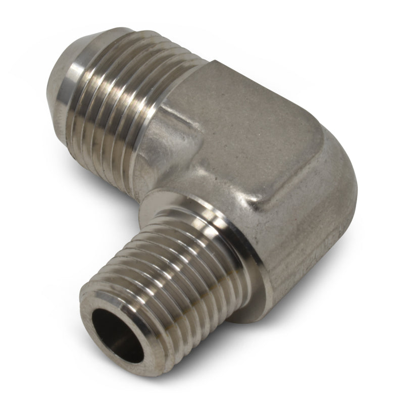 Russell -6 AN 90° Flare to Pipe Adapter (Endura Finish) 660841 Photo - out of package