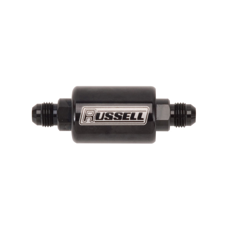 Russell Check Valve -6 AN Male to -6 AN MALE - Black Finish 650603 Photo - Primary