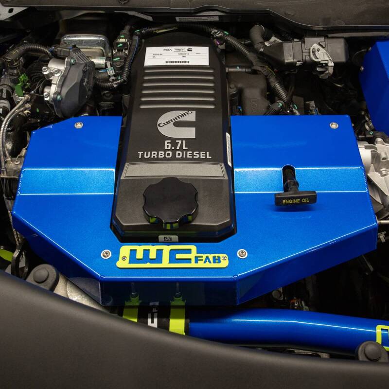 Wehrli 10-23 Cummins Fabricated Aluminum Engine Cover - Candy Teal WCF100730-CT WCF100730-CT User 5