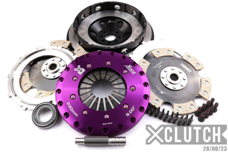 XCLUTCH 03-06 Nissan 350Z 3.5L 9in Twin Solid Ceramic Clutch Kit XKNI23543-2E XKNI23543-2E Photo - Primary