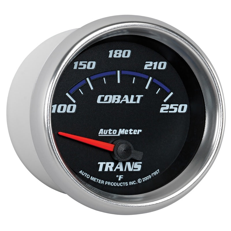 Autometer Gauge, Transmission Temp, 2 5/8", 100-250 Deg. F, Electric, Cobalt 7957 User 5