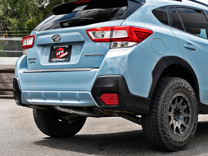 aFe POWER Takeda 2.5in 304 SS Cat-Back Exhaust System Subaru Crosstrek 18-19 H4-2.0L 49-36803 49-36803 Photo - Mounted