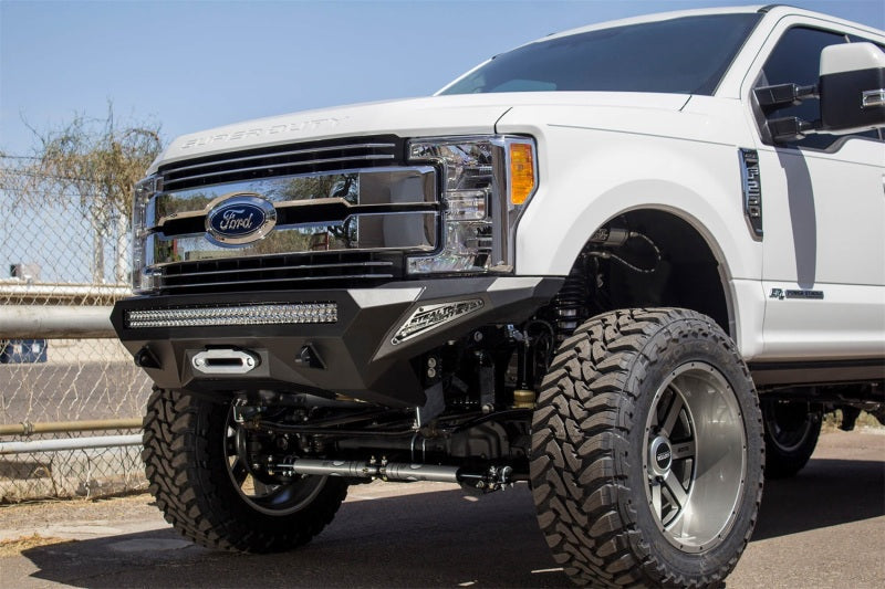 Addictive Desert Designs 17-18 Ford F-250 Super Duty Stealth Fighter Front Bumper F161202860103 Photo - Mounted