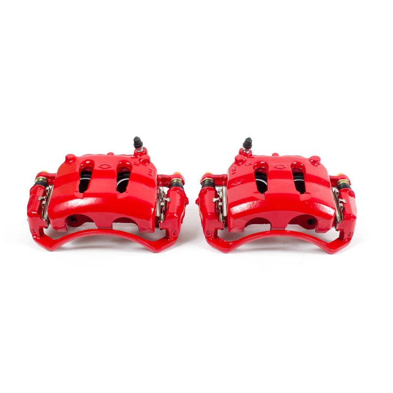 PowerStop Power Stop 99-02 Nissan Frontier Front Red Caliper w/Bracket (Pair) S1672A S1672A User 1