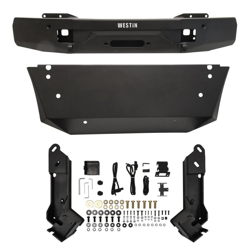 Westin 19-23 Mercedes-Benz Sprinter Pro-Series Mid Width Front Bumper - Textured Black 58-311295 58-311295 Photo - Close Up