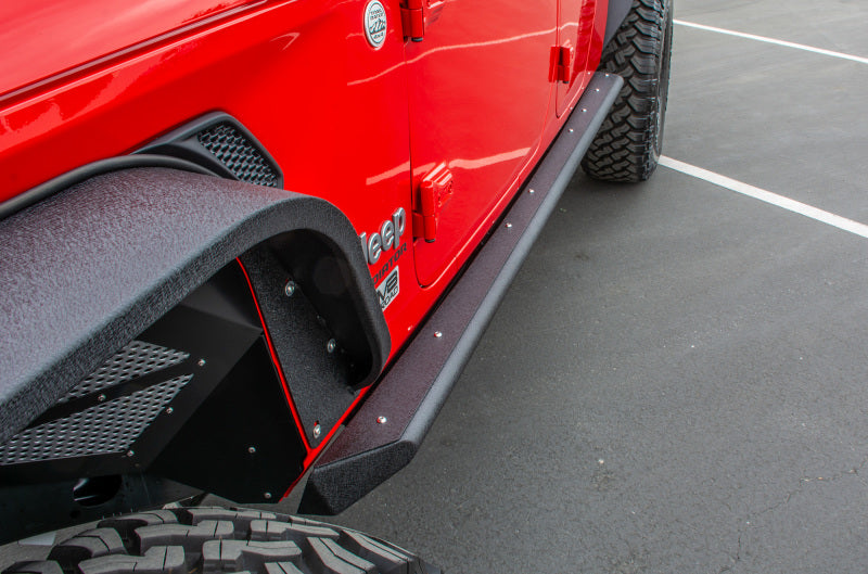 DV8 Offroad 2019+ Jeep Gladiator Side Step/Sliders SRGL-02 SRGL-02 Photo - Mounted