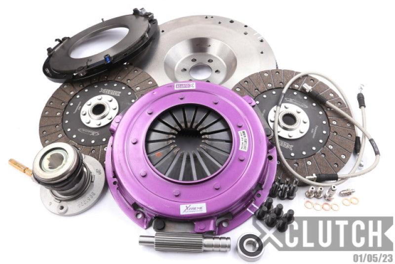 XCLUTCH 14-17 Chevrolet SS Base 6.2L 10.5in Twin Solid Organic Clutch Kit XKGM27632-2G XKGM27632-2G Photo - Primary
