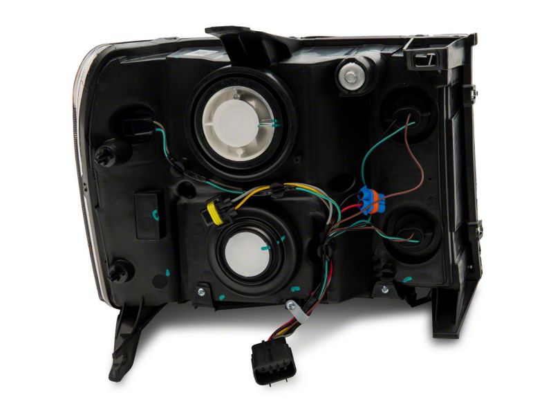 Raxiom 07-14 GMC Sierra 1500/2500 HD/3500 HD Axial OEM Rep Headlights- Chrome Housing (Clear Lens) S518298 S518298 Photo - Close Up