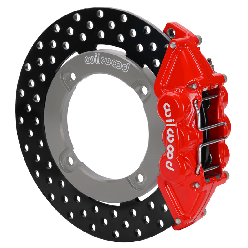 Wilwood 19-22 Honda Talon 1000 Red 4-Piston Rear Kit 11.25in - Drilled Rotors 140-16627-DR 140-16627-DR User 1