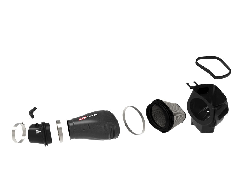 aFe Track Series Carbon Fiber Pro Dry S AIS - 19-20 Jeep Grand Cherokee Trackhawk 6.2L 57-10009D 57-10009D Photo - Unmounted