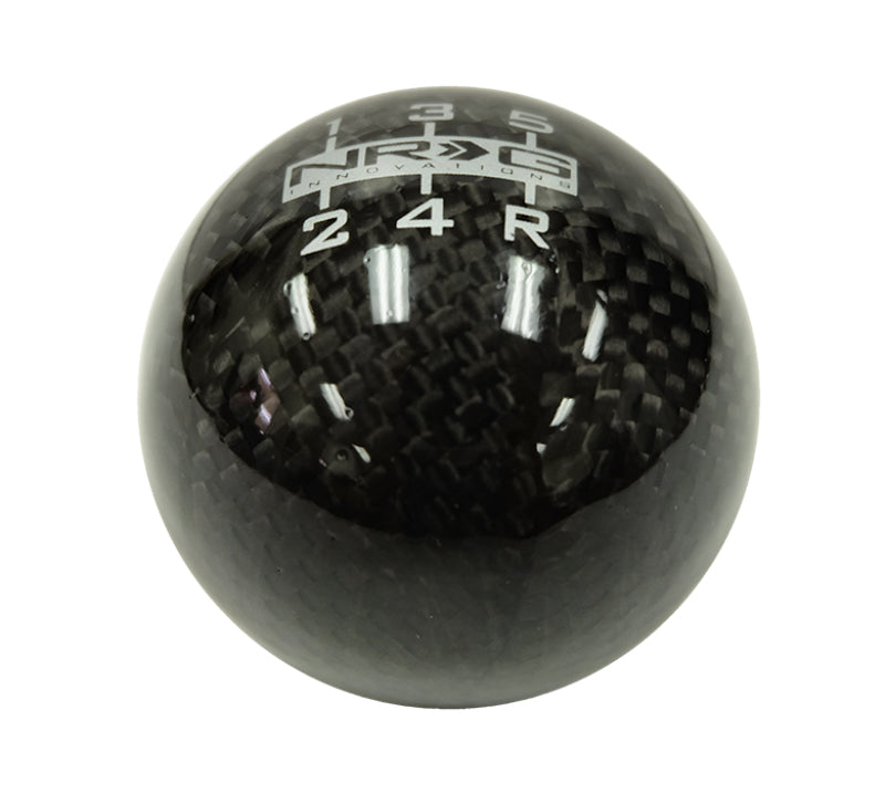 NRG Ball Style Black Carbon Fiber Heavy Weight Universal Shift Knob SK-300BC-W Photo - Primary