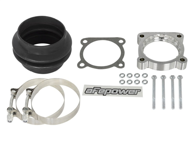 aFe Silver Bullet Throttle Body Spacer: Nissan Patrol (Y62) 10-16 V8-5.6L 46-36004 Photo - Unmounted