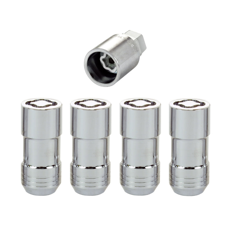 McGard Wheel Lock Nut Set - 4pk. (Cone Seat) M14X1.5 / 21mm & 22mm Dual Hex / 1.965in. L - Chrome 24210 24210 Photo - Primary