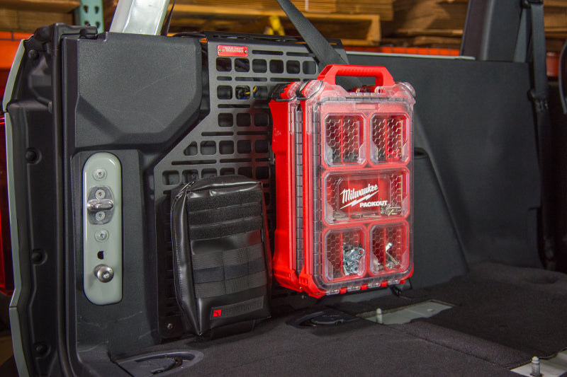 BuiltRight Industries Mounting Bracket for Milwaukee Packout System (2pc)  - Small 201102 201102 Photo - Mounted