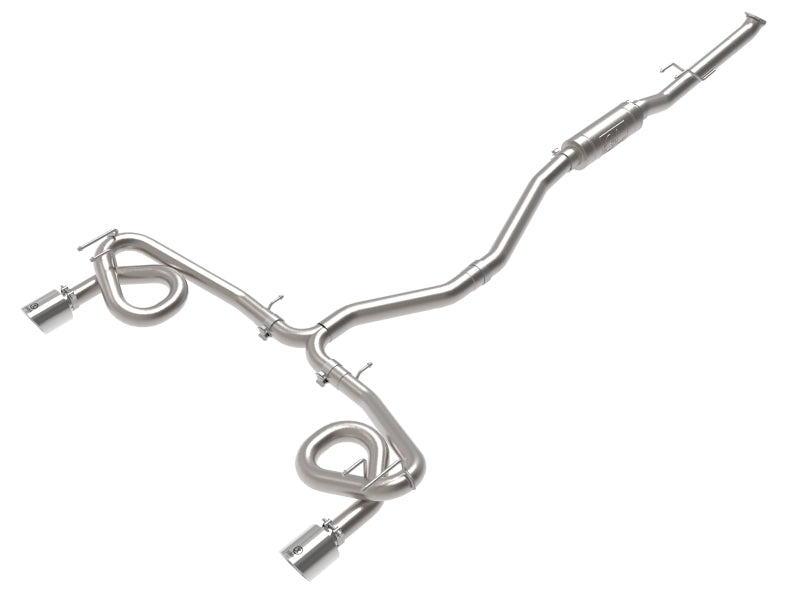 aFe 22-23 Honda Civic Si L4 1.5L (t) Takeda 2.5in to 3in 304 SS Cat-Back Exhaust w/ Polished Tips 49-36630-P 49-36630-P Photo - Primary